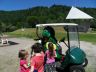 Camping Auvergne : Mumphrey la mascotte en visite au club enfant
